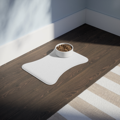 Custom Cat Bowl Mat – Non-Slip & Absorbent